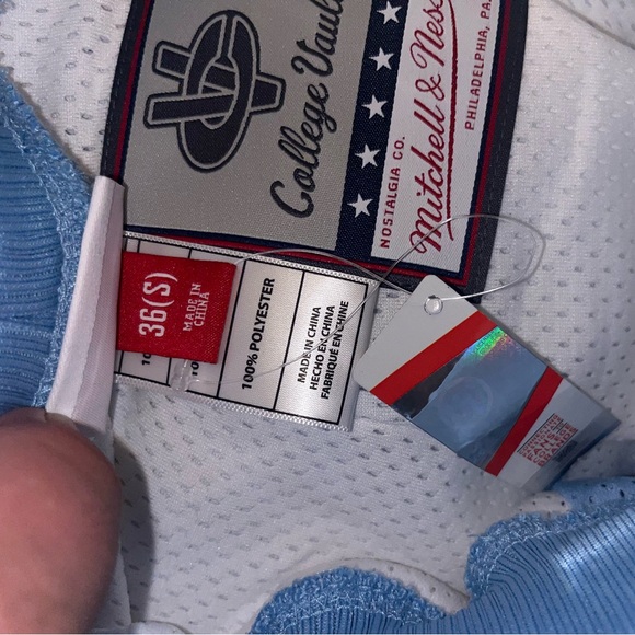 University of North Carolina Tar Heels Basketball Shorts UNC Blue White - Picture 7 of 8